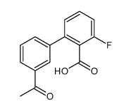2-(3-acetylphenyl)-6-fluorobenzoic acid Structure