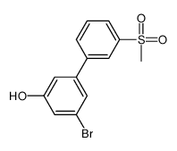 3-bromo-5-(3-methylsulfonylphenyl)phenol结构式