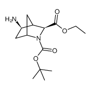 Rel-(1S,3S,4R,5R)-2-tert-butyl 3-ethyl 5-amino-2-azabicyclo[2.2.1]heptane-2,3-dicarboxylate picture