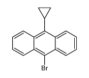 9-bromo-10-cyclopropylanthracene Structure