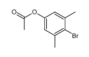 3,5-dimethyl-4-bromophenol acetate结构式