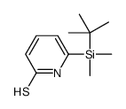 2(1H)-Pyridinethione,6-[(1,1-dimethylethyl)dimethylsilyl]-(9CI)结构式