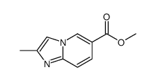 IMidazo[1,2-a]pyridine-6-carboxylic acid, 2-Methyl-, Methyl ester结构式