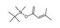 2-<(tert-butyldimethylsilyl)oxy>-4,4-dimethyl-1,3-butadiene Structure