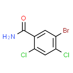 5-Bromo-2,4-dichlorobenzamide结构式