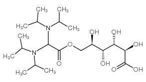 6-[bis[bis(isopropyl)amino]acetate]-D-gluconic acid结构式