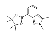 2,3-Dimethyl-7-(4,4,5,5-tetramethyl-1,3,2-dioxaborolan-2-yl)-2H-indazole picture