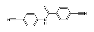 4-cyano-N-(4-cyanophenyl)benzamide structure