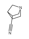 1-Azabicyclo[2.2.1]heptane-3-carbonitrile,endo-(9CI) structure