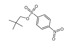 neopentyl 4-nitrobenzenesulfonate结构式