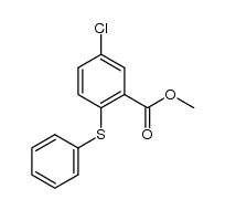 methyl 5-chloro-2-(phenylthio)benzoate Structure