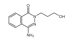 4-Amino-2-(3-hydroxypropyl)phthalazin-1(2H)-one结构式