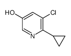 5-chloro-6-cyclopropylpyridin-3-ol Structure