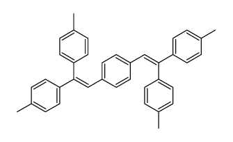 1,4-bis[2,2-bis(4-methylphenyl)ethenyl]benzene Structure