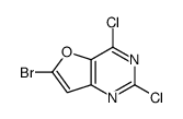 6-bromo-2,4-dichlorofuro[3,2-d]pyrimidine structure