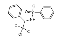 1-(Benzenesulfonylamido)-1-phenyl-2,2,2-trichloroethane Structure