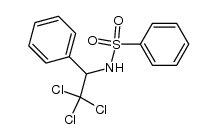 1-(Benzenesulfonylamido)-1-phenyl-2,2,2-trichloroethane结构式