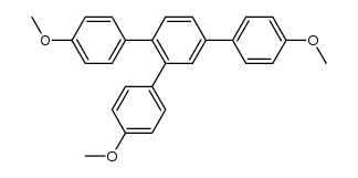 4,4″-dimethoxy-4′-(4-methoxyphenyl)-1,1′:2′,1″-terphenyl Structure