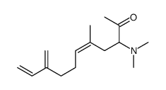 3-(dimethylamino)-5-methyl-9-methylideneundeca-5,10-dien-2-one结构式