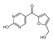 5-[5-(hydroxymethyl)furan-2-carbonyl]-1H-pyrimidin-2-one结构式