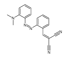 2-[[2-[[2-(dimethylamino)phenyl]diazenyl]phenyl]methylidene]propanedinitrile结构式