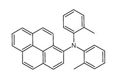 N,N-bis(2-methylphenyl)pyren-1-amine结构式