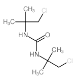 Urea,N,N'-bis(2-chloro-1,1-dimethylethyl)- Structure