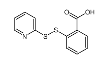 2-(pyridin-2-yldisulfanyl)benzoic acid Structure
