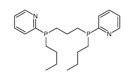 1,3-bis[(2-pyridyl)butylphosphino]propane Structure