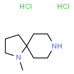 1-Methyl-1,8-diazaspiro[4.5]decane dihydrochloride结构式