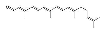 3,7,11,15-tetramethylhexadeca-2,4,6,8,10,14-hexaenal Structure