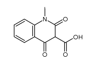 1-methyl-2,4-dioxo-quinoline-3-carboxylic acid结构式