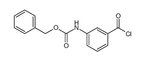 3-(((benzyloxy)carbonyl)amino)benzoyl chloride Structure
