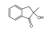 (R)-2-hydroxy-2-methyl-2,3-dihydro-1H-inden-1-one Structure