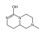 6H-Pyrazino[1,2-c]pyrimidin-6-one,octahydro-2-methyl-(9CI) Structure