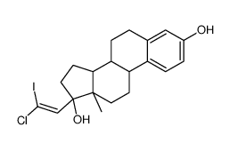 21-chloro-21-iodovinylestradiol Structure