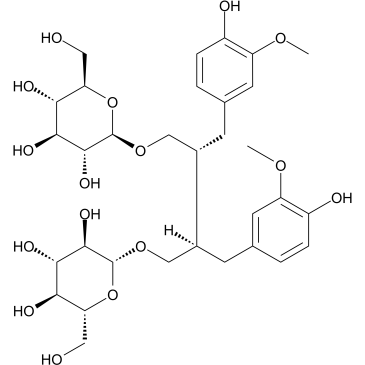 Secoisolariciresinol diglucoside Structure