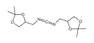 N,N'-bis[(2,2-dimethyl-1,3-dioxolan-4-yl)methyl]methanediimine Structure