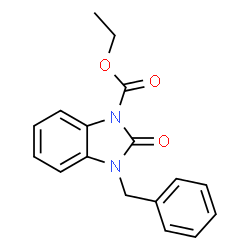 3-BENZYL-2-OXO-2,3-DIHYDRO-BENZOIMIDAZOLE-1-CARBOXYLIC ACID ETHYL ESTER picture