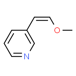 Pyridine, 3-(2-methoxyethenyl)-, (Z)- (9CI) structure