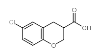6-CHLORO-CHROMAN-3-CARBOXYLIC ACID Structure