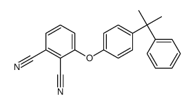 3-[4-(2-phenylpropan-2-yl)phenoxy]benzene-1,2-dicarbonitrile Structure