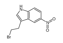 3-(2-bromoethyl)-5-nitro-1H-indole Structure