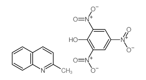 2-methylquinoline; 2,4,6-trinitrophenol picture