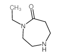 4-Ethyl-1,4-diazepan-5-one结构式