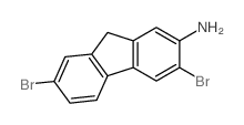 3,7-dibromo-9H-fluoren-2-amine Structure