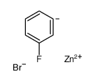 bromozinc(1+),fluorobenzene Structure