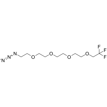 1,1,1-Trifluoroethyl-PEG4-azide结构式