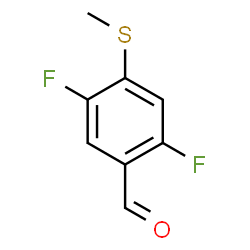 2,5-Difluoro-4-(methylthio)benzaldehyde Structure