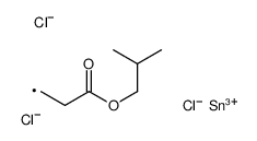 2-methylpropyl 3-trichlorostannylpropanoate结构式